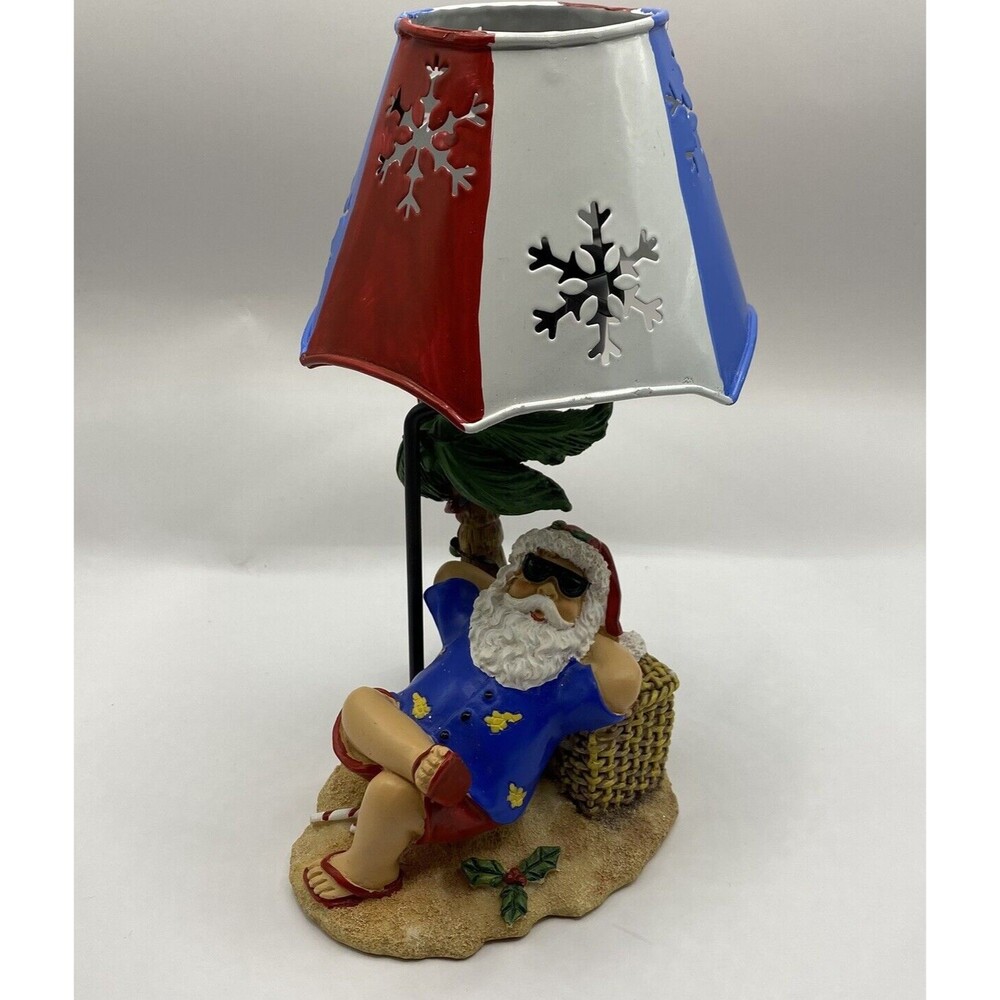 Yankee Candle Santa on the Beach Tea Light Holder - Retired